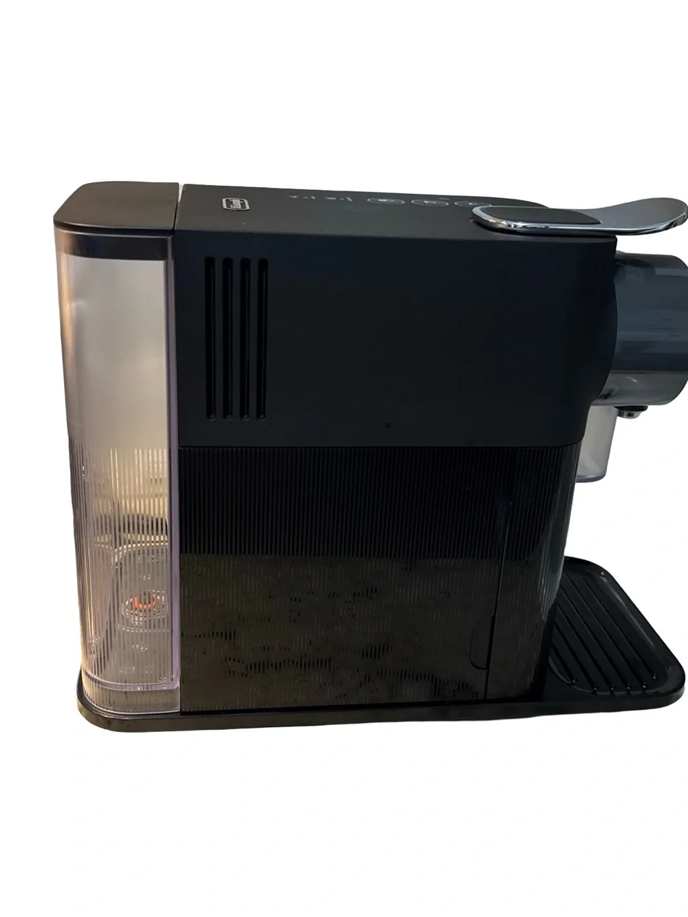 DeLonghi Nespresso Original Espresso Machine W/ Milk Frother Black Tested/Works!